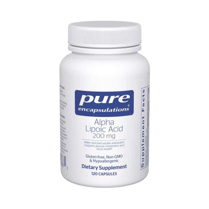 Pure Encapsulations Alpha Lipoic Acid 200mg 120 Capsules