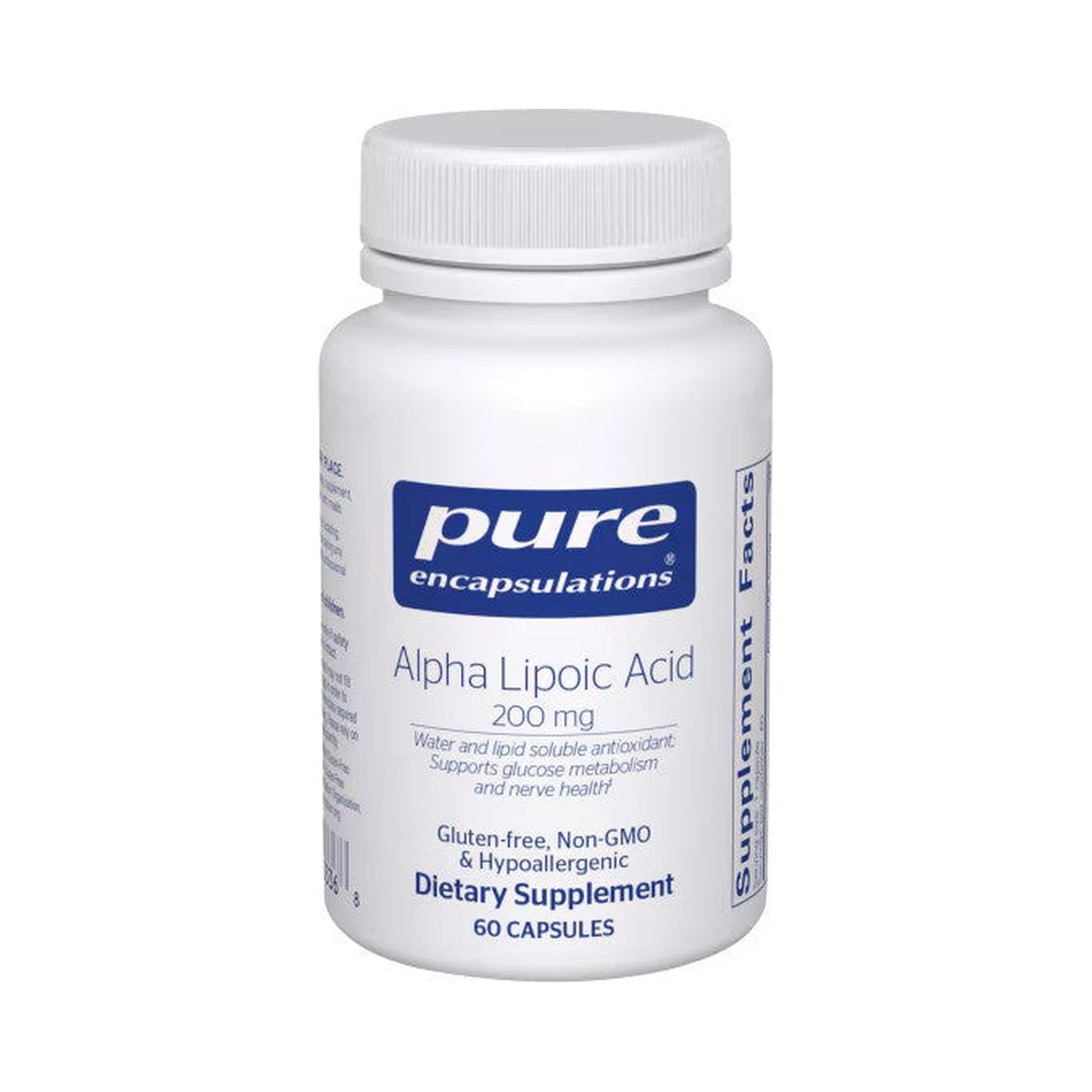 Pure Encapsulations Alpha Lipoic Acid 200mg 60 Capsules