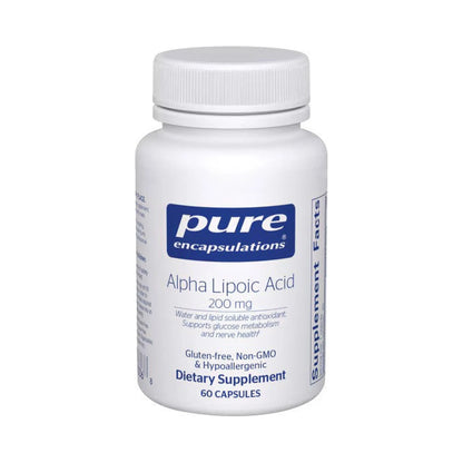Pure Encapsulations Alpha Lipoic Acid 200mg 60 Capsules