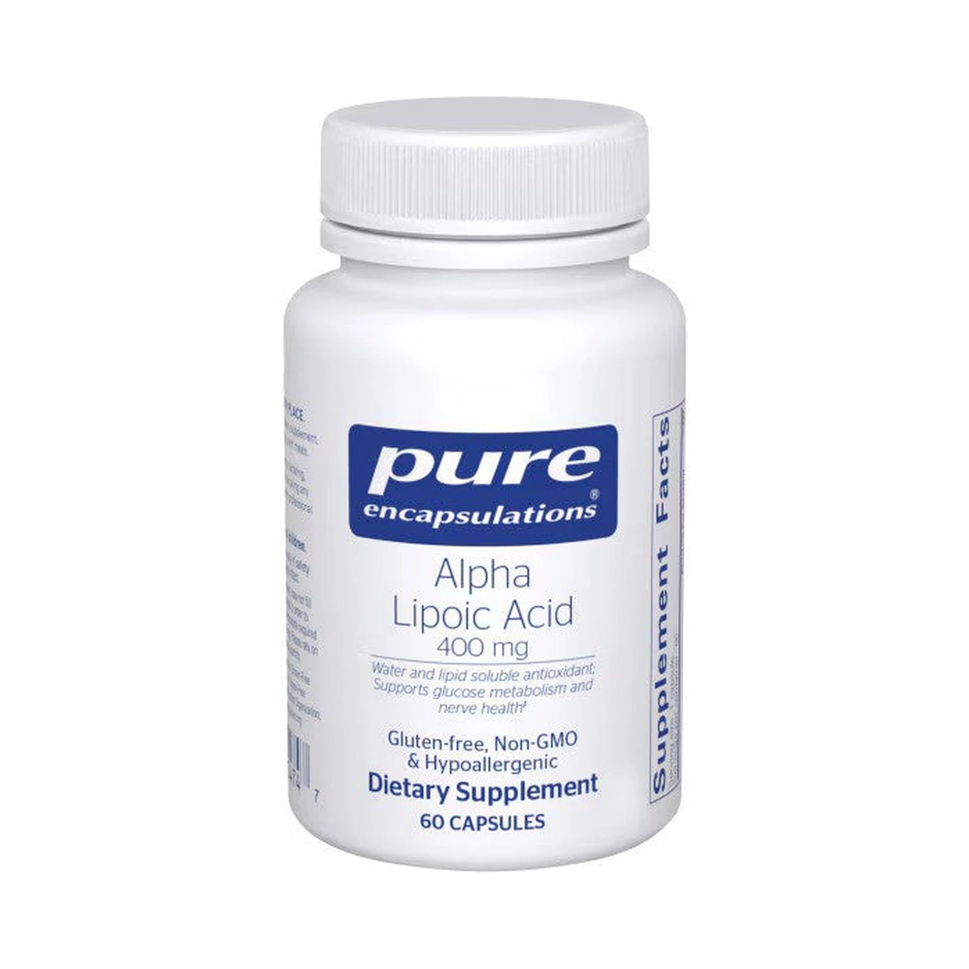 Pure Encapsulations Alpha Lipoic Acid 400mg 60 Capsules