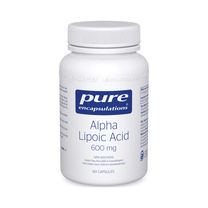 Pure Encapsulations Alpha Lipoic Acid 600mg 60 Capsules