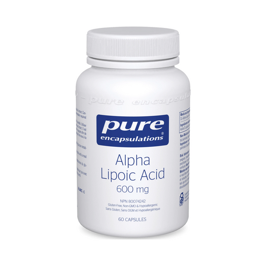 Pure Encapsulations Alpha Lipoic Acid 600mg 60 Capsules