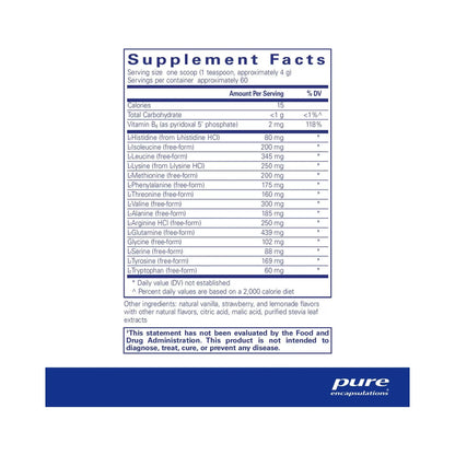 Pure Encapsulations Amino Replete 240g