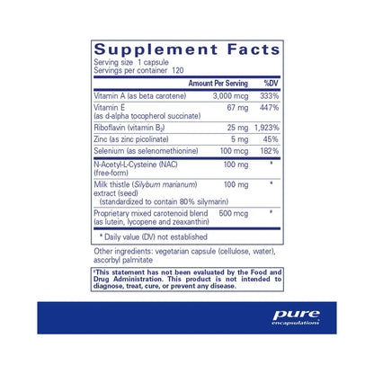 Pure Encapsulations AntiOxidant Formula 120 Capsules