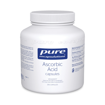 Pure Encapsulations Ascorbic Acid 250 Capsules