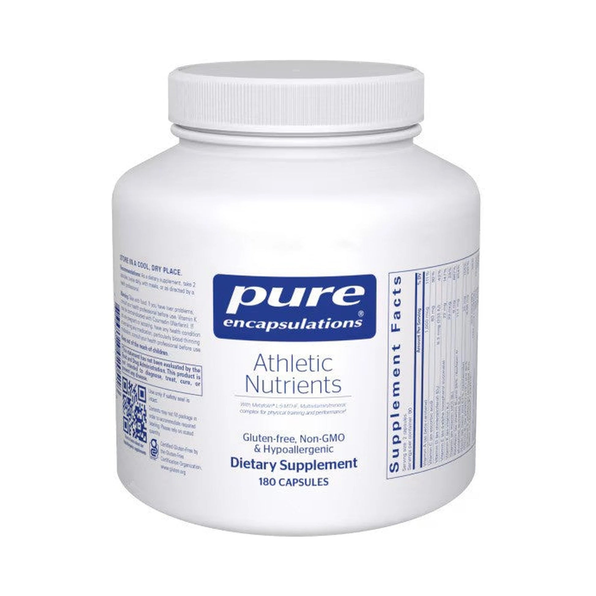 Pure Encapsulations Athletic Nutrients 180 Capsules