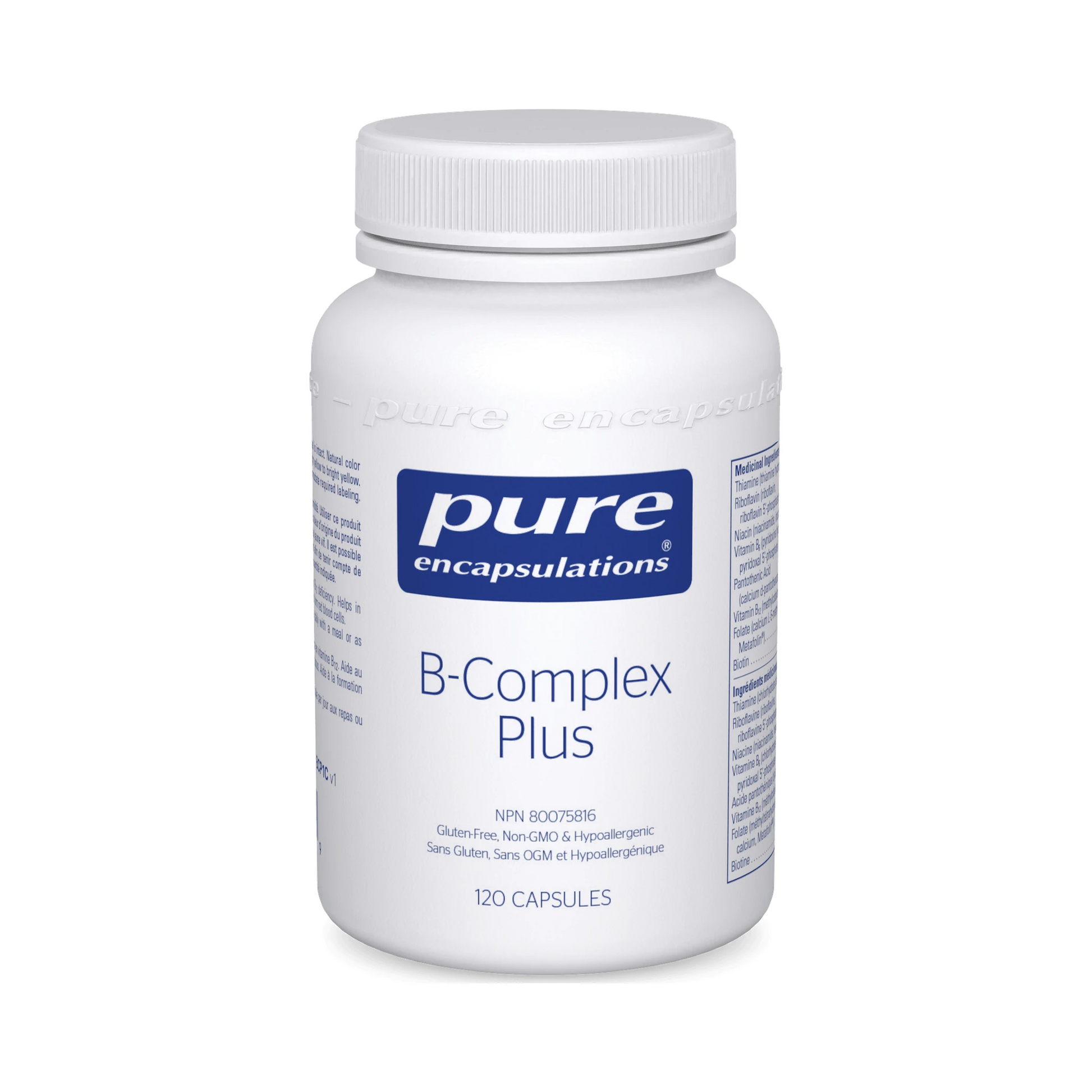 Pure Encapsulations B-Complex Plus 120 Capsules