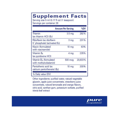 Pure Encapsulations B-Complex Plus liquid 140 ml