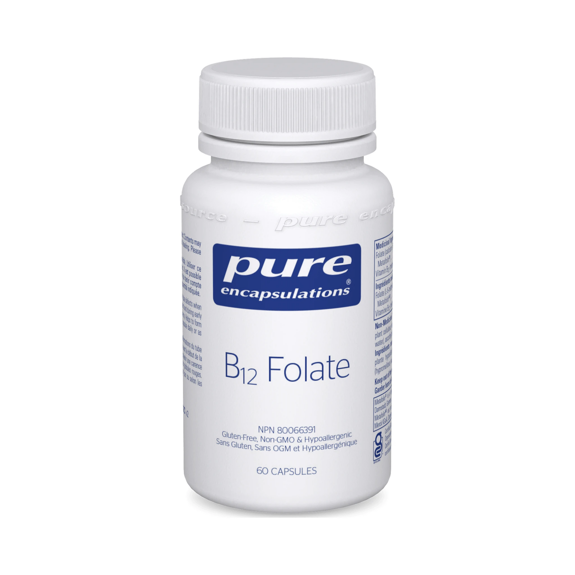 Pure Encapsulations B12 Folate 60 Capsules