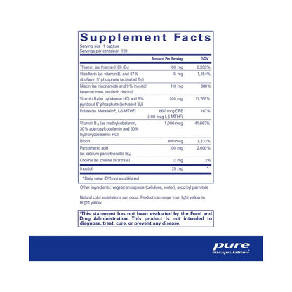 Pure Encapsulations B6 Complex 120 Capsules