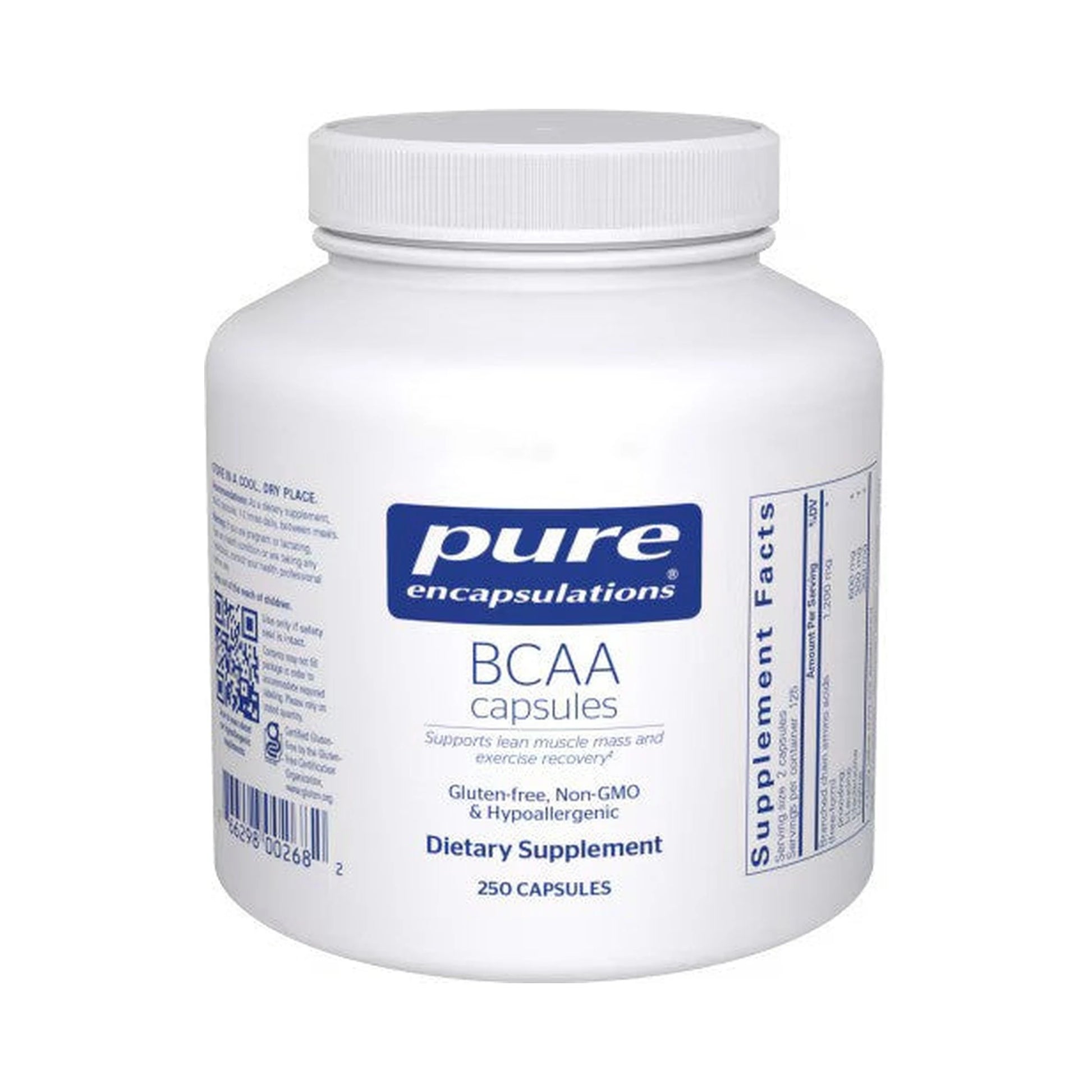 Pure Encapsulations BCAA 250 Capsules