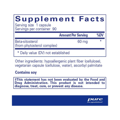 Pure Encapsulations Beta-Sitosterol 90 Capsules