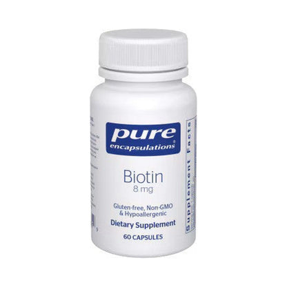 Pure Encapsulations Biotin 8mg 60 Capsules