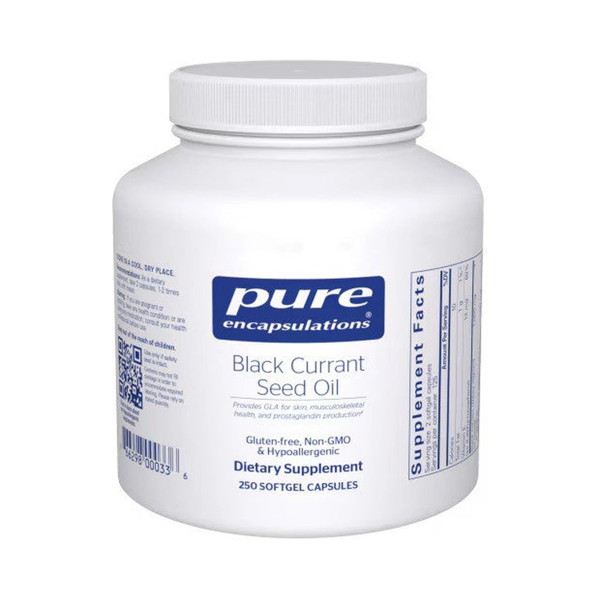 Pure Encapsulations Black Currant Seed Oil 250 Capsules