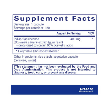 Pure Encapsulations Boswellia 120 Capsules