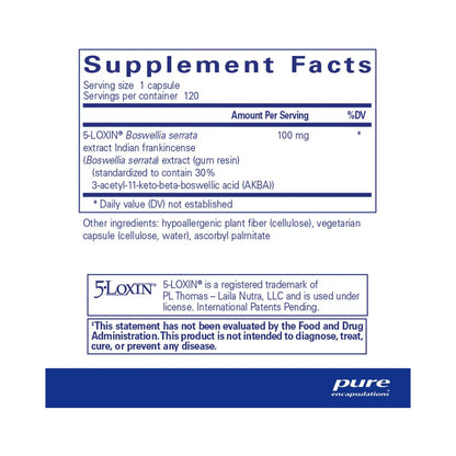 Pure Encapsulations Boswellia AKBA 120 Capsules