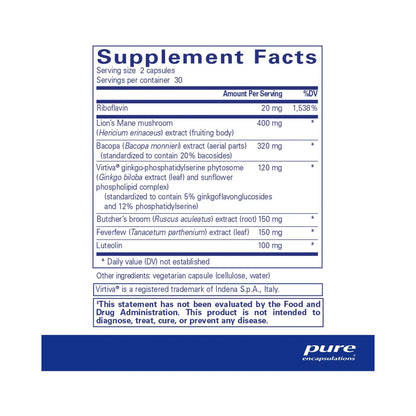 Pure Encapsulations Brain Reset 60 Capsules