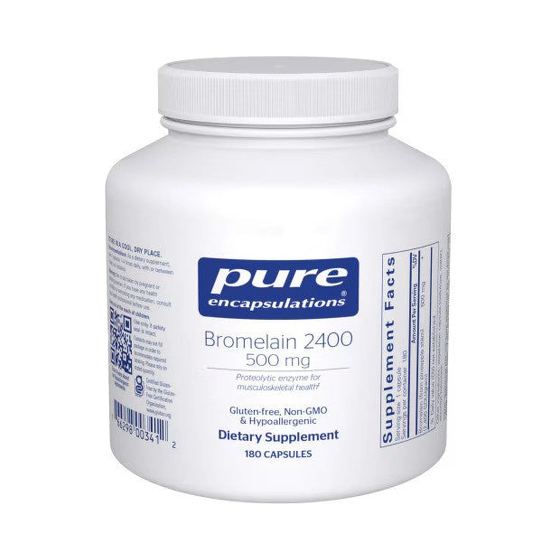 Pure Encapsulations Bromelain 2400 500mg 180 Capsules