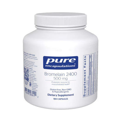 Pure Encapsulations Bromelain 2400 500mg 180 Capsules
