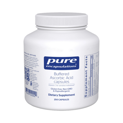 Pure Encapsulations Buffered Ascorbic Acid 250 Capsules