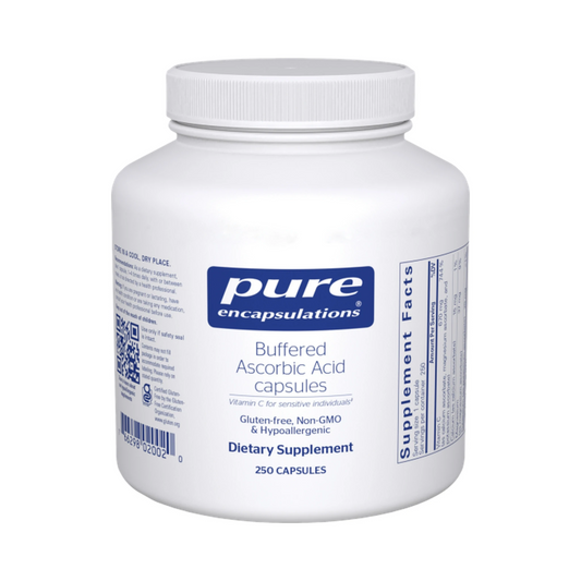 Pure Encapsulations Buffered Ascorbic Acid 250 Capsules