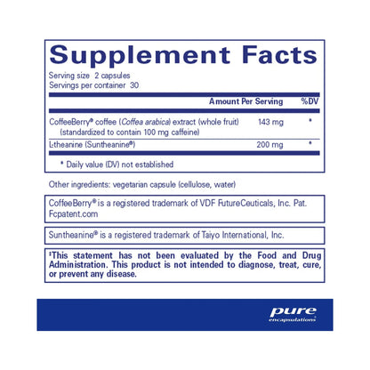 Pure Encapsulations CaffPhenol 60 Capsules