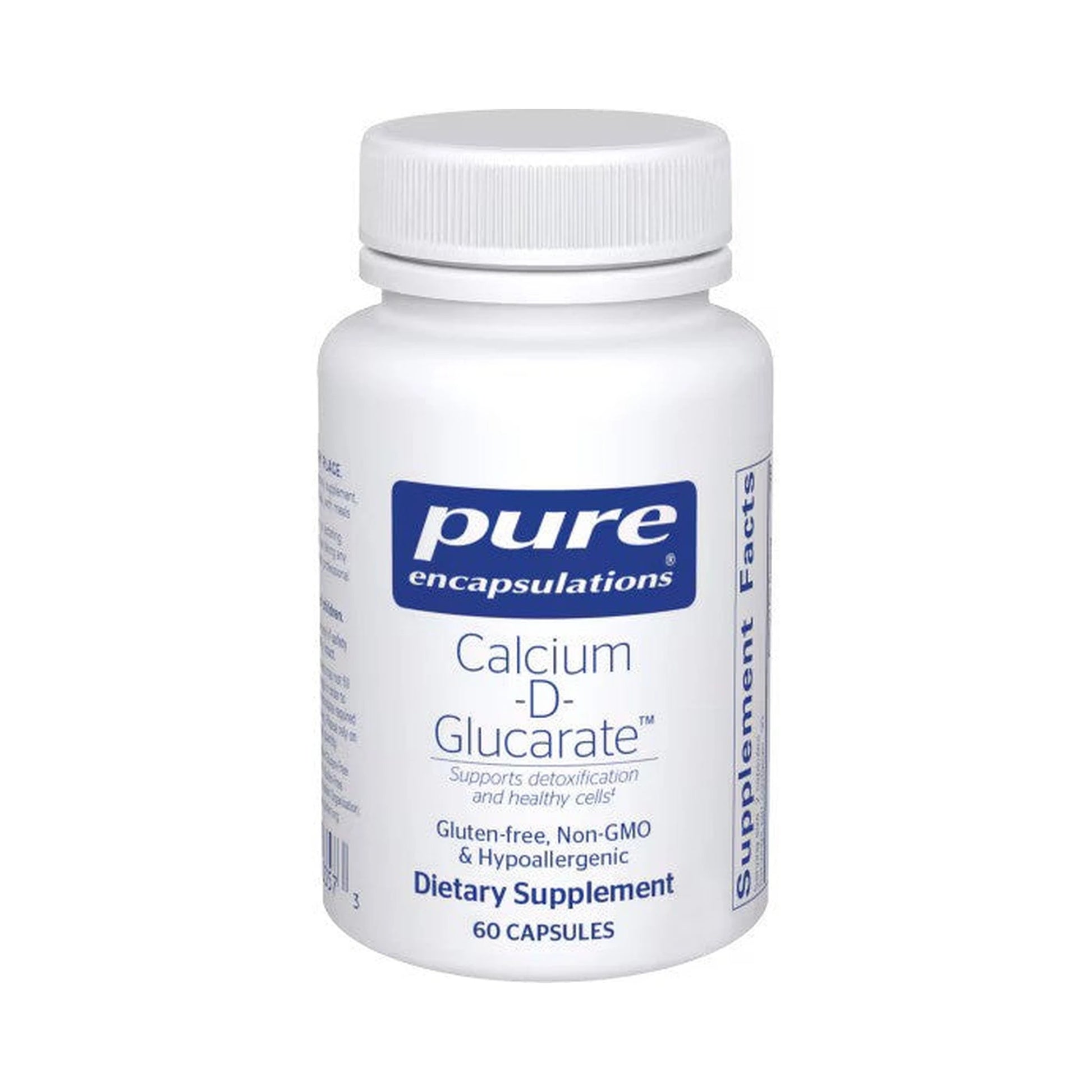 Pure Encapsulations Calcium-D-Glucarate 60 Capsules