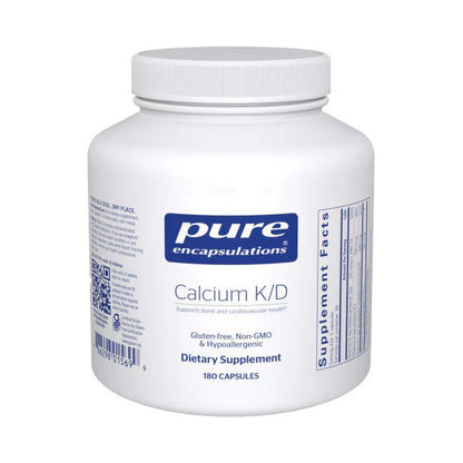 Pure Encapsulations Calcium K/D 180 Capsules