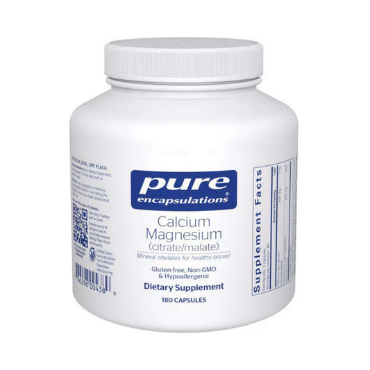 Pure Encapsulations Calcium Magnesium (citrate/malate) 180 Capsules