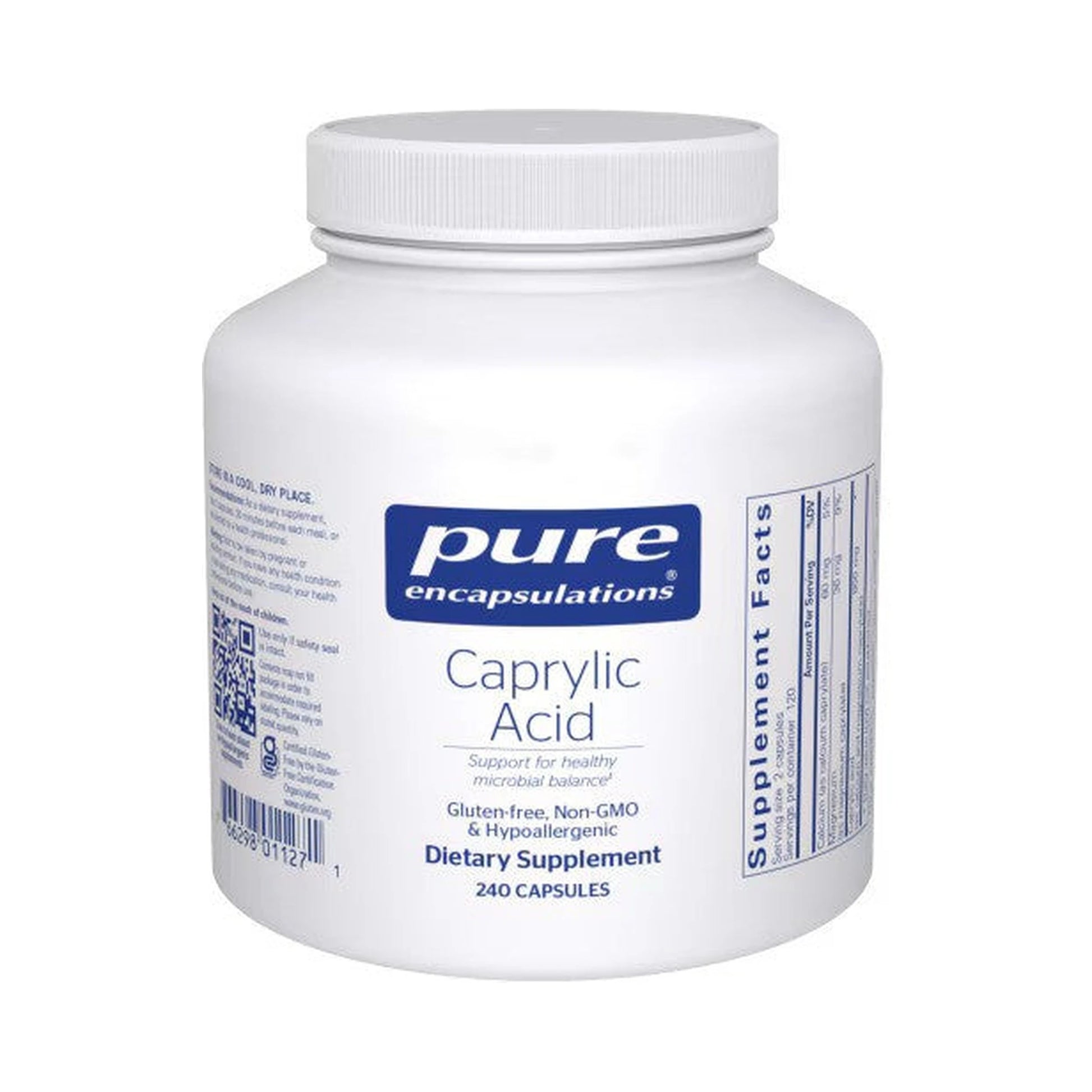 Pure Encapsulations Caprylic Acid 240 Capsules