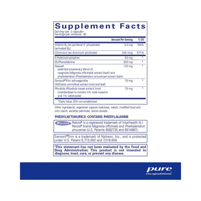 Pure Encapsulations CarbCrave Complex 90 Capsules