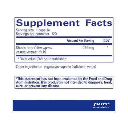 Pure Encapsulations Chaste Tree (Vitex) 120 Capsules
