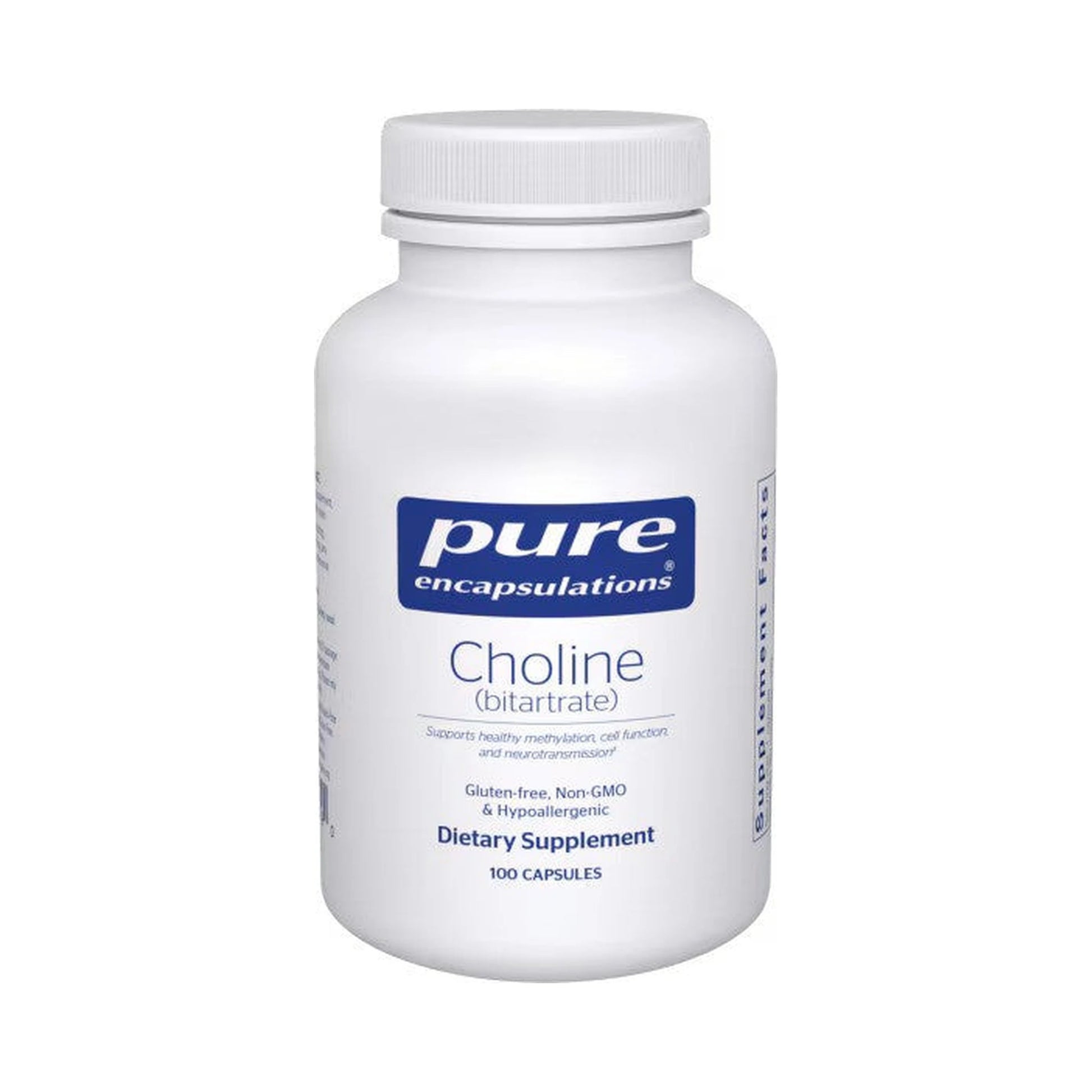 Pure Encapsulations Choline (bitartrate) 100 Capsules