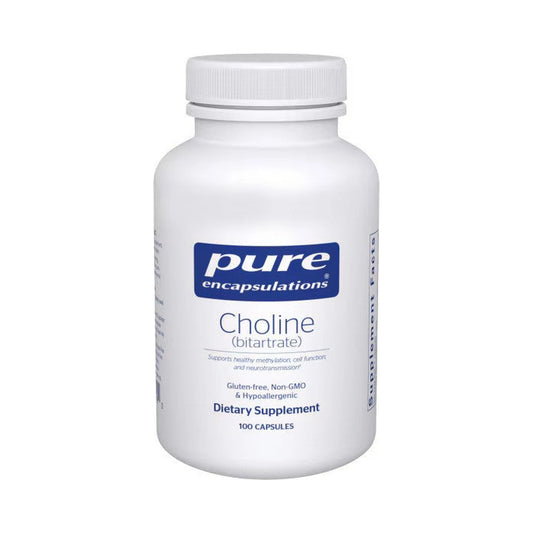 Pure Encapsulations Choline (bitartrate) 100 Capsules