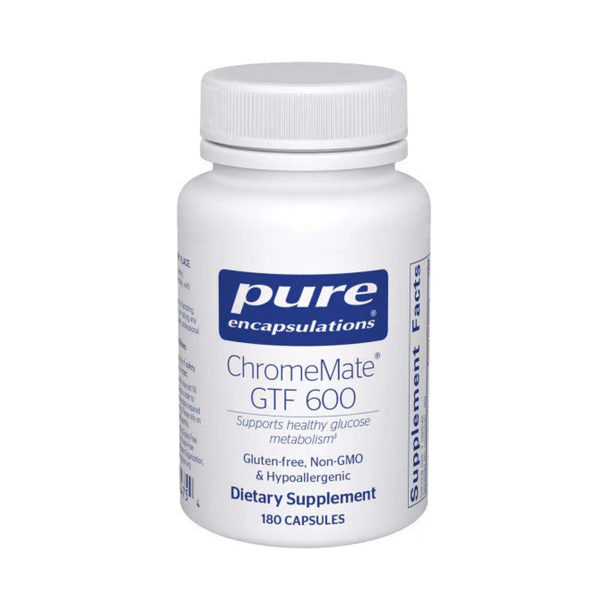 Pure Encapsulations ChromeMate GTF 600 180 Capsules