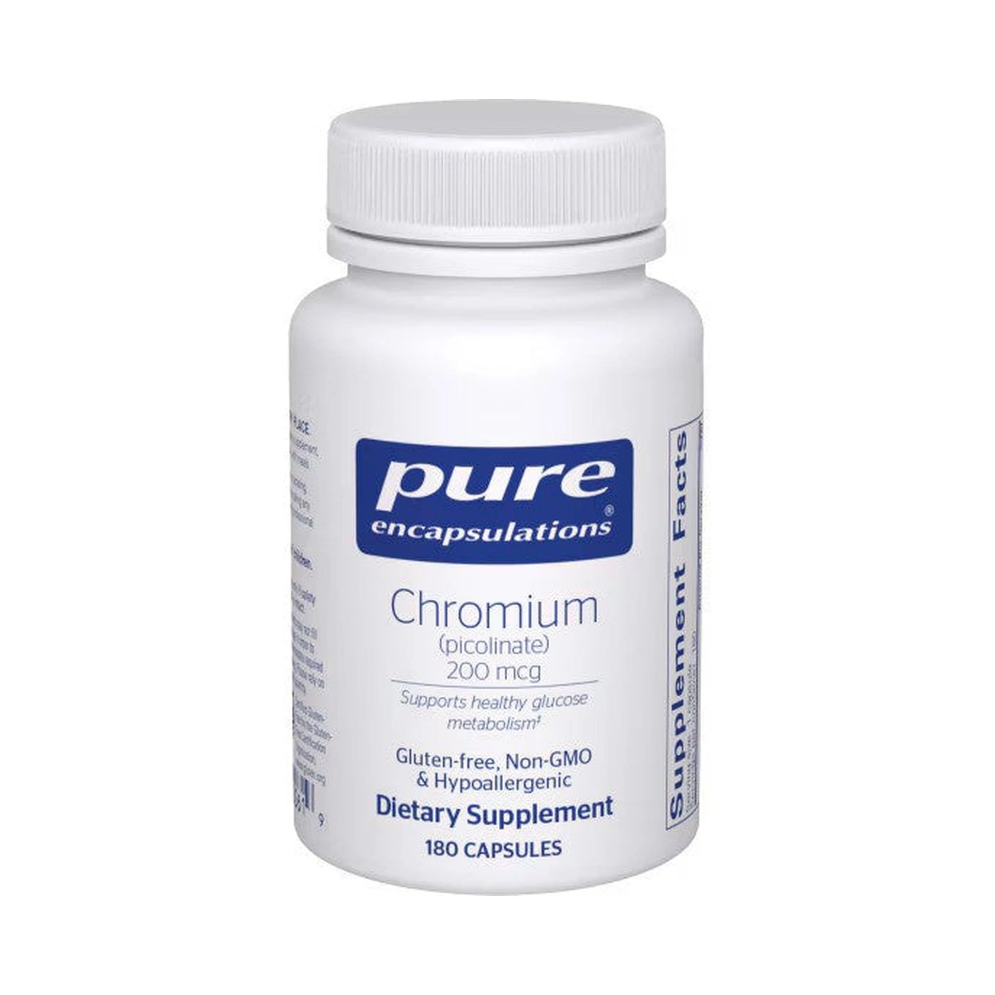 Pure Encapsulations Chromium (picolinate) 200mcg 180 Capsules