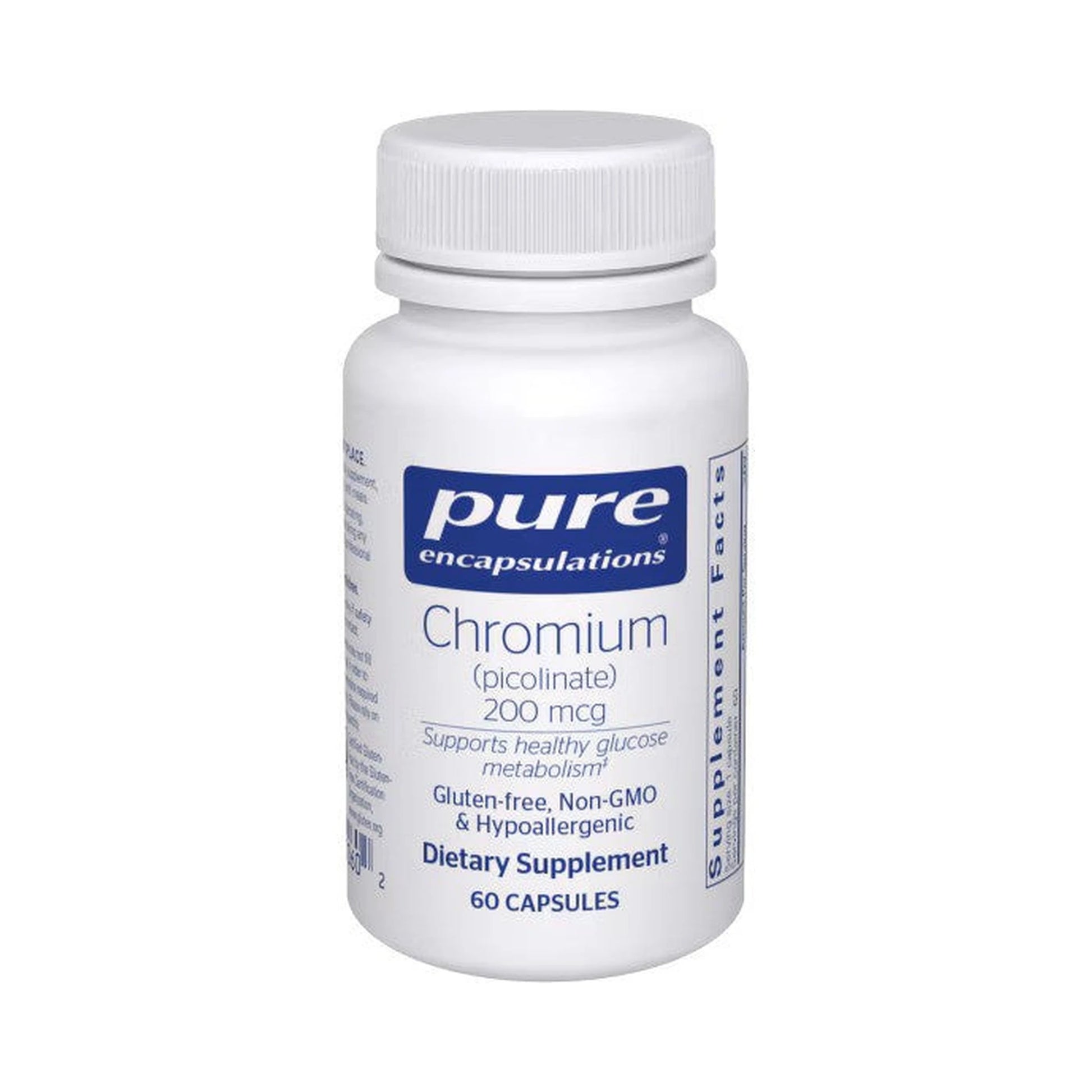 Pure Encapsulations Chromium (picolinate) 200mcg 60 Capsules