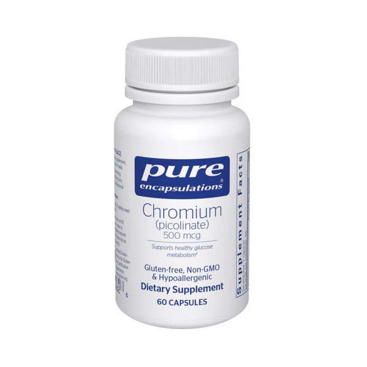 Pure Encapsulations Chromium (picolinate) 500mcg 60 Capsules