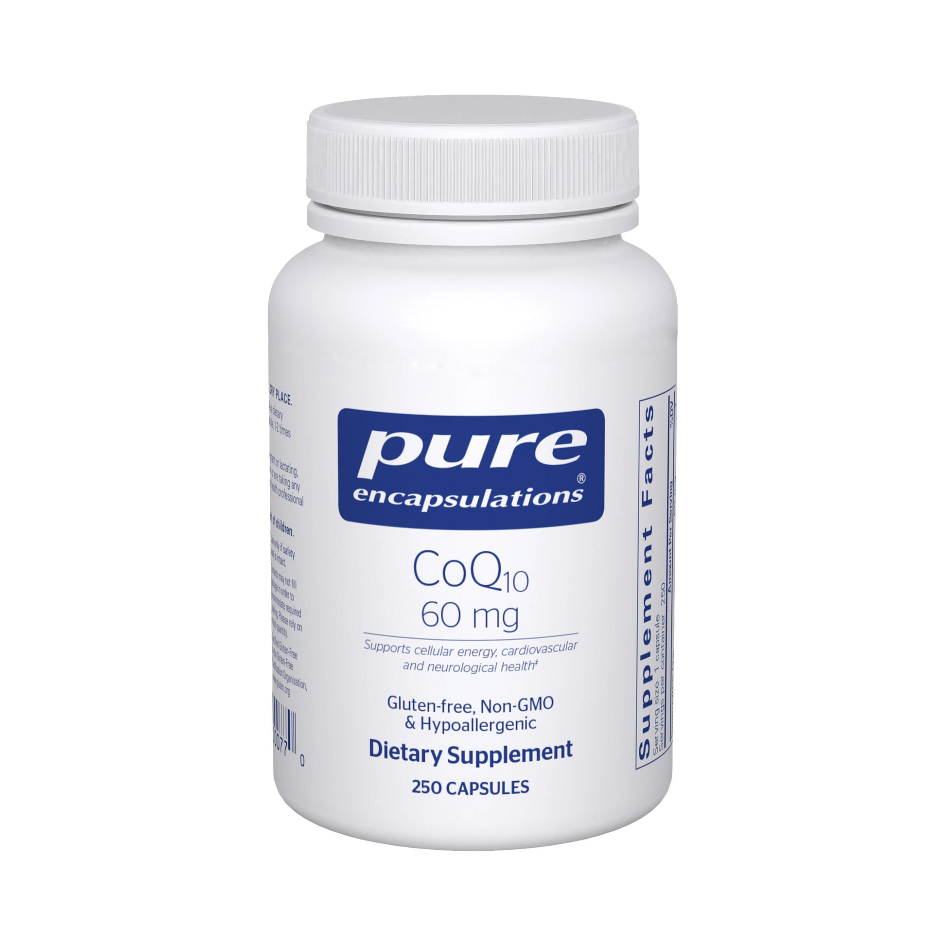 Pure Encapsulations CoQ10 60mg 250 Capsules