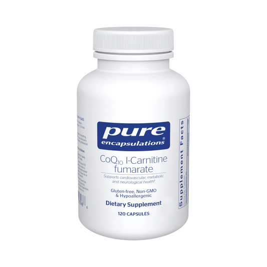 Pure Encapsulations CoQ10 l-Carnitine Fumarate  120 Capsules