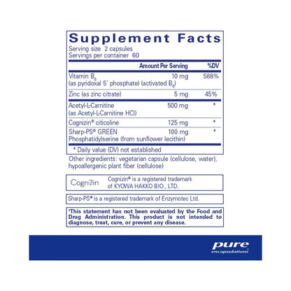 Pure Encapsulations CogniPhos 120 Capsules