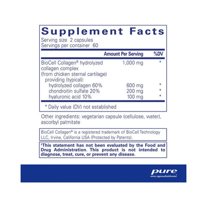 Pure Encapsulations Collagen JS 120 Capsules