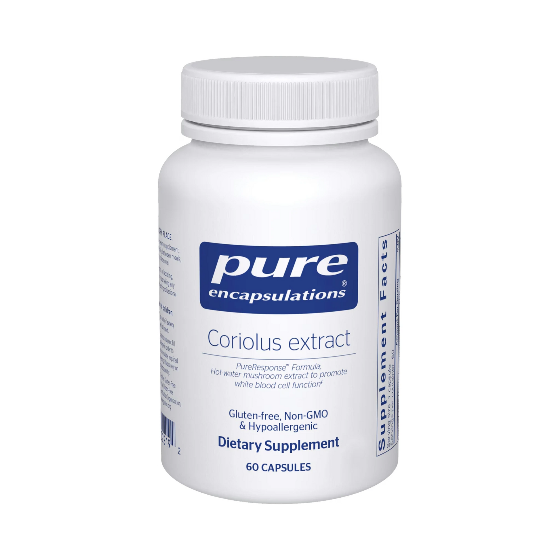 Pure Encapsulations Coriolus extract 60 Capsules