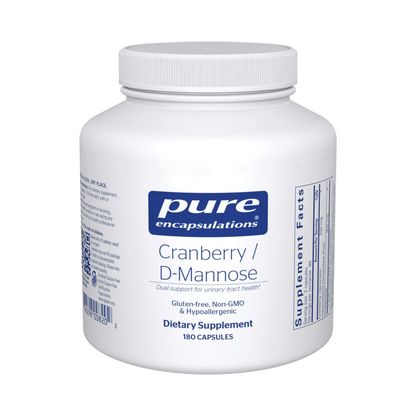 Pure Encapsulations Cranberry/D-Mannose 180 Capsules