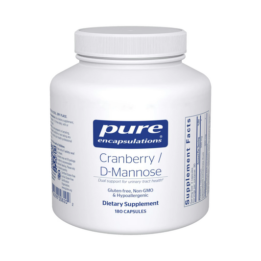 Pure Encapsulations Cranberry/D-Mannose 180 Capsules