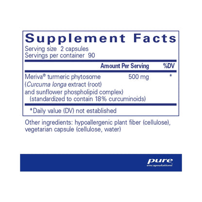 Pure Encapsulations CurcumaSorb 180 Capsules