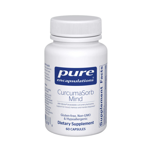 Pure Encapsulations CurcumaSorb Mind 60 Capsules