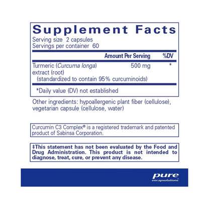 Pure Encapsulations Curcumin 120 Capsules