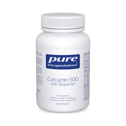 Pure Encapsulations Curcumin 500 with Bioperine 60 Capsules