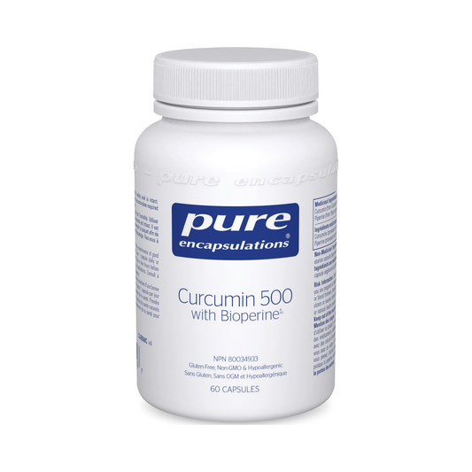 Pure Encapsulations Curcumin 500 with Bioperine 60 Capsules